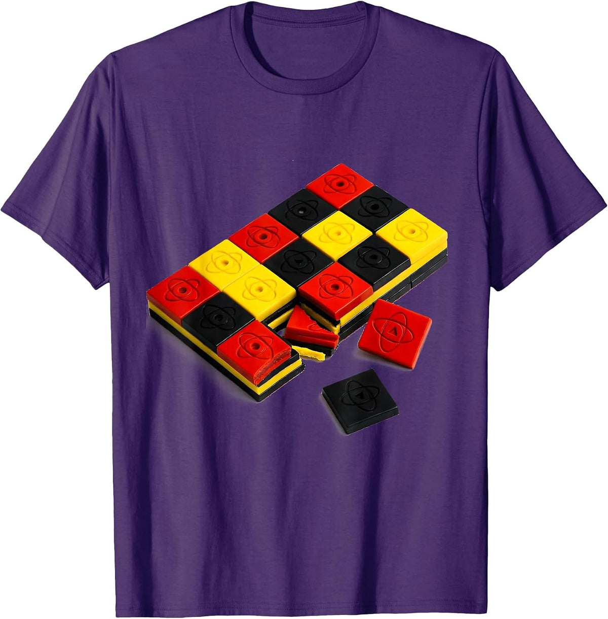 Can I Lick It Periodic Table Candy Bar T-Shirt - Purple