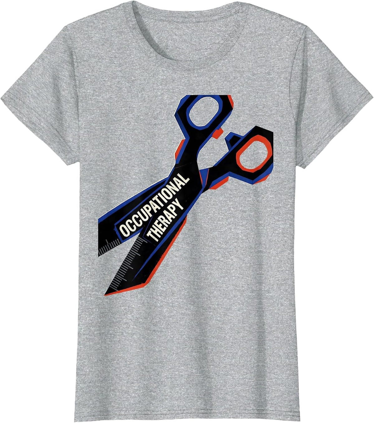 Occupational Therapy Geometric Retro OT Month Practitioner T-Shirt - Heather Grey