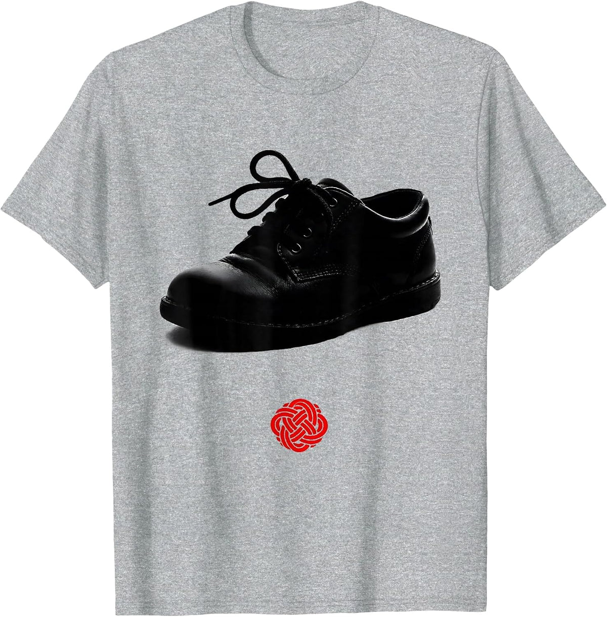 Men's Lace Loop Teacher Appreciation Warm Workplace Humor T-Shirt - Heather Grey