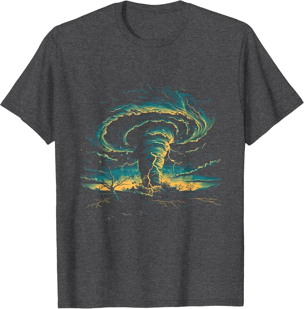 Tornado Chaser Storm Chasing Meteorologist T-Shirt - Dark Heather Grey