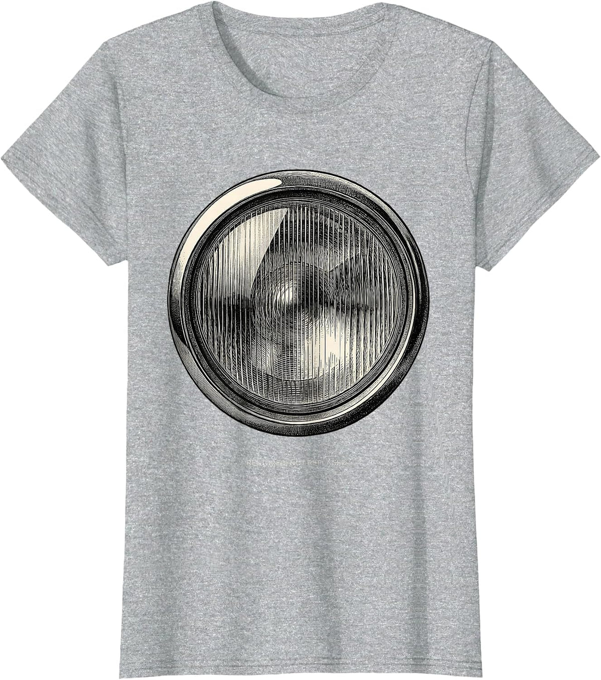 Restored, Not Replaced Vintage Car Guy Classic Car T-Shirt - Heather Grey
