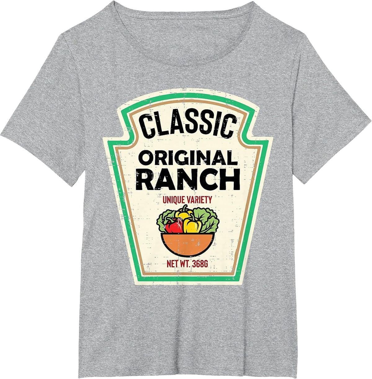 Halloween Original Ranch Food Matching Costume Men Women Kid T-Shirt - Heather Grey