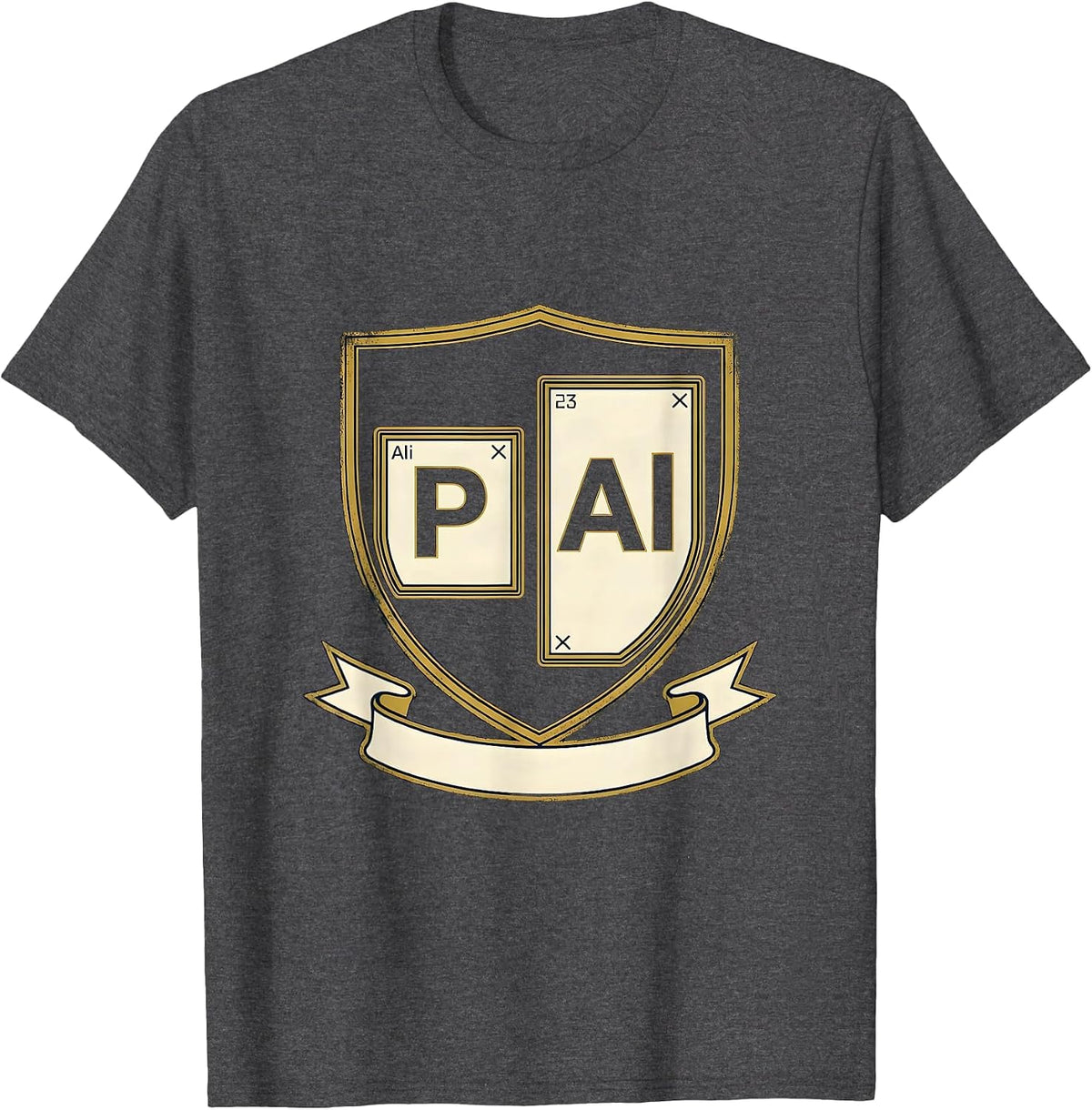 PAl Funny Science Nerd Periodic Table Element Pun T-Shirt - Dark Heather Grey