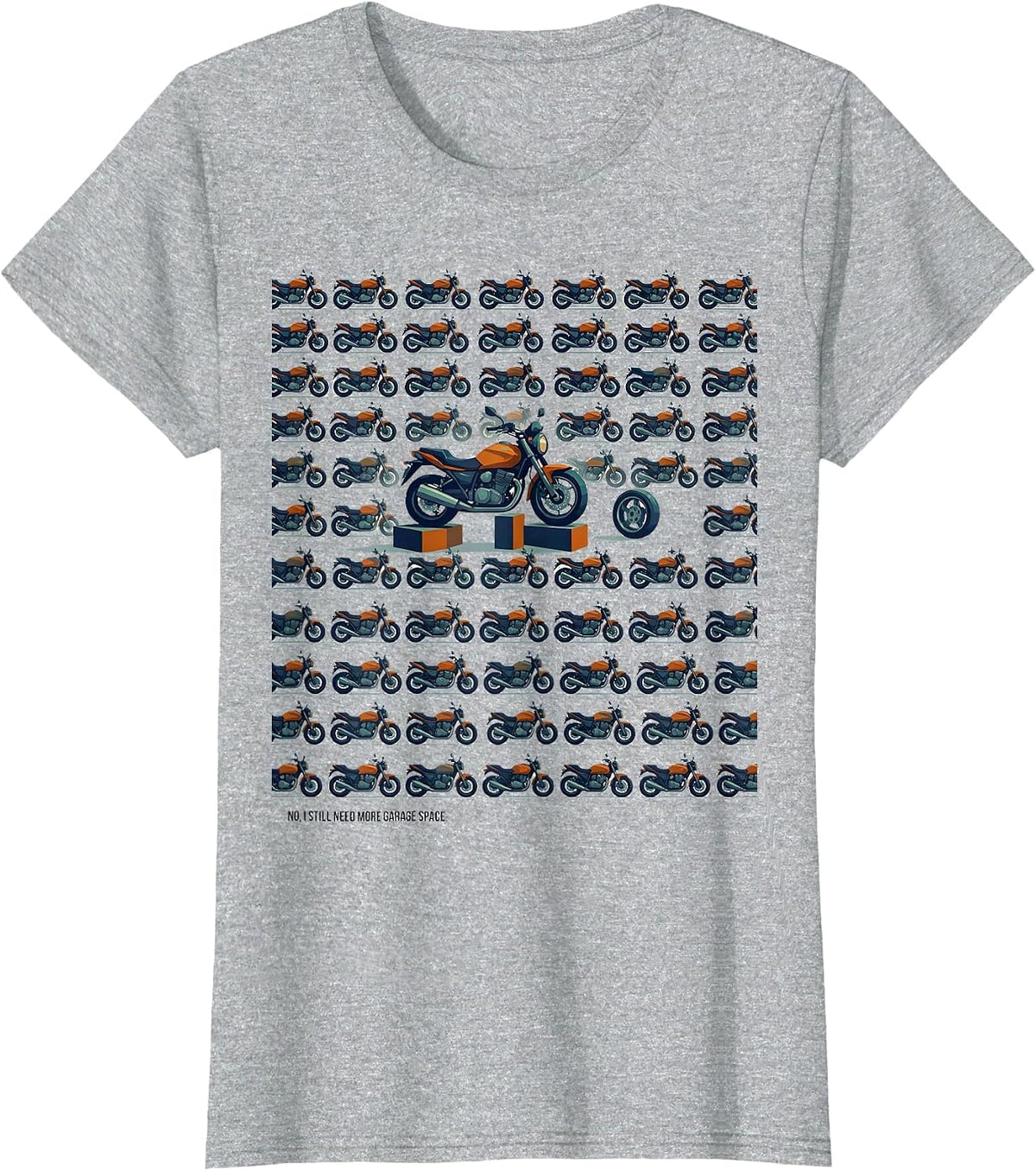 No I Still Need More Garage Space Funny Car Guy Mechanic T-Shirt - Heather Grey