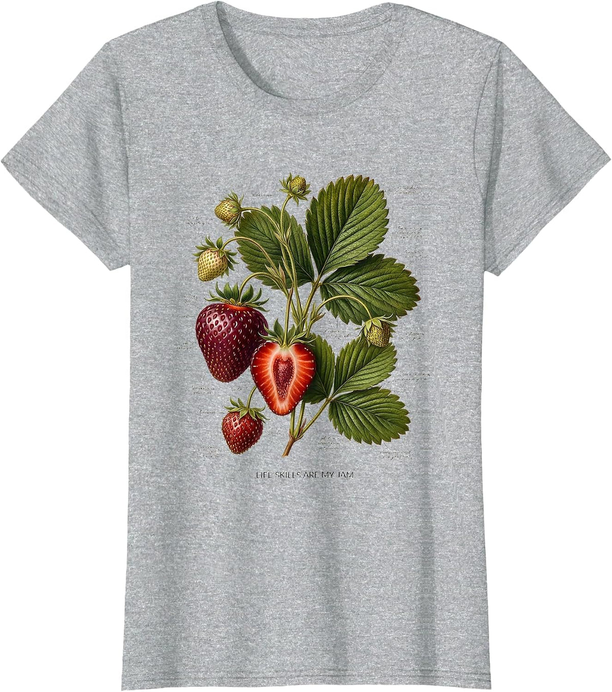 Life Skills Are My Jam Occupational Therapy Design T-Shirt - Heather Grey