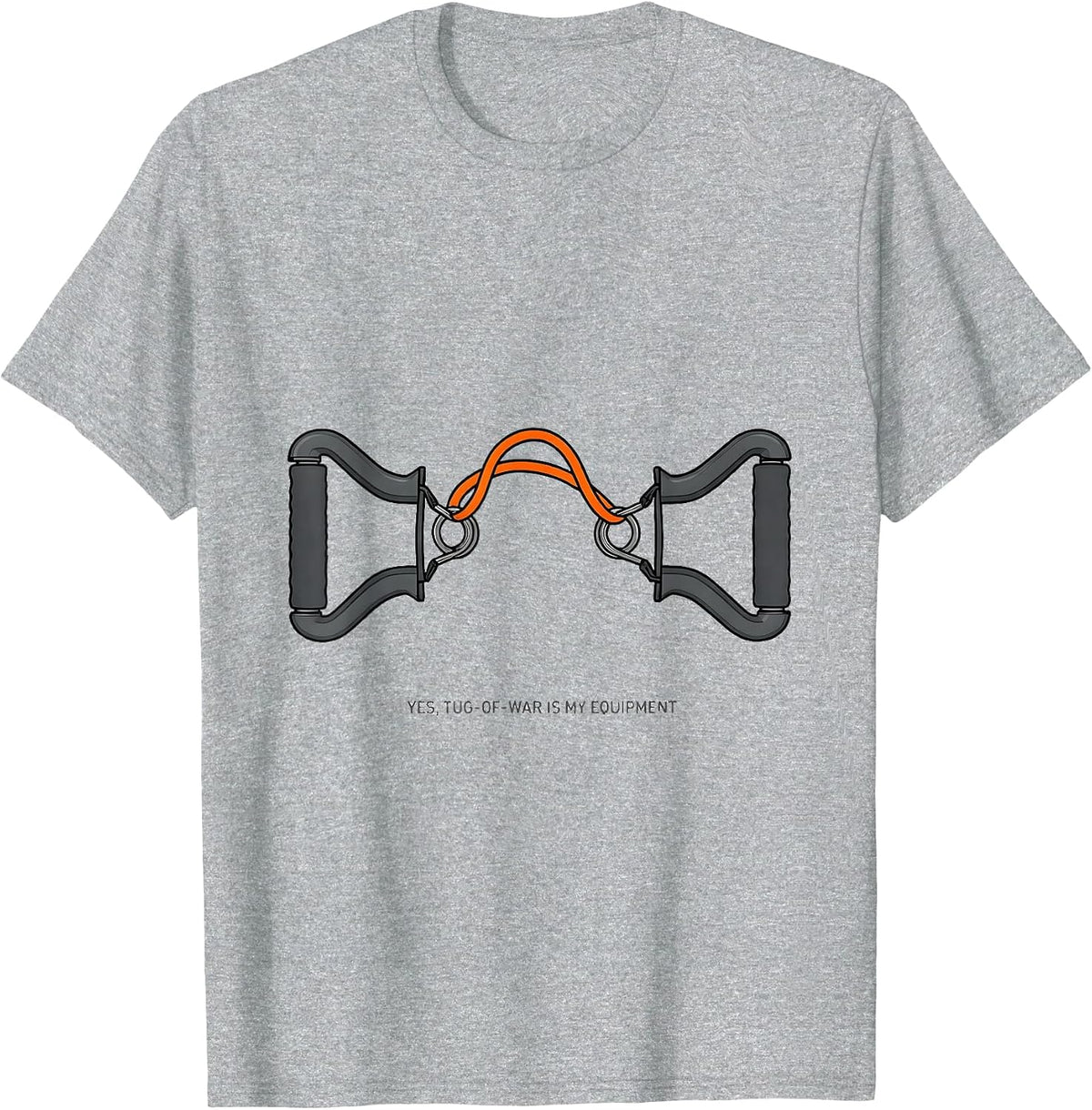 Men's Yes, Tug-Of-War Is My Equipment Occupational Therapy PT T-Shirt - Heather Grey