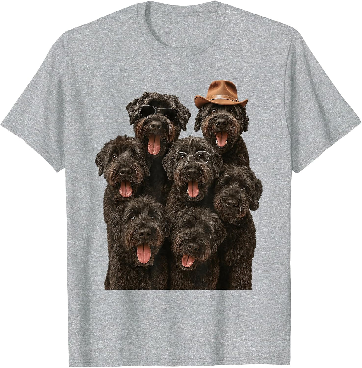 Bouvier des Flandres T-Shirt - Heather Grey