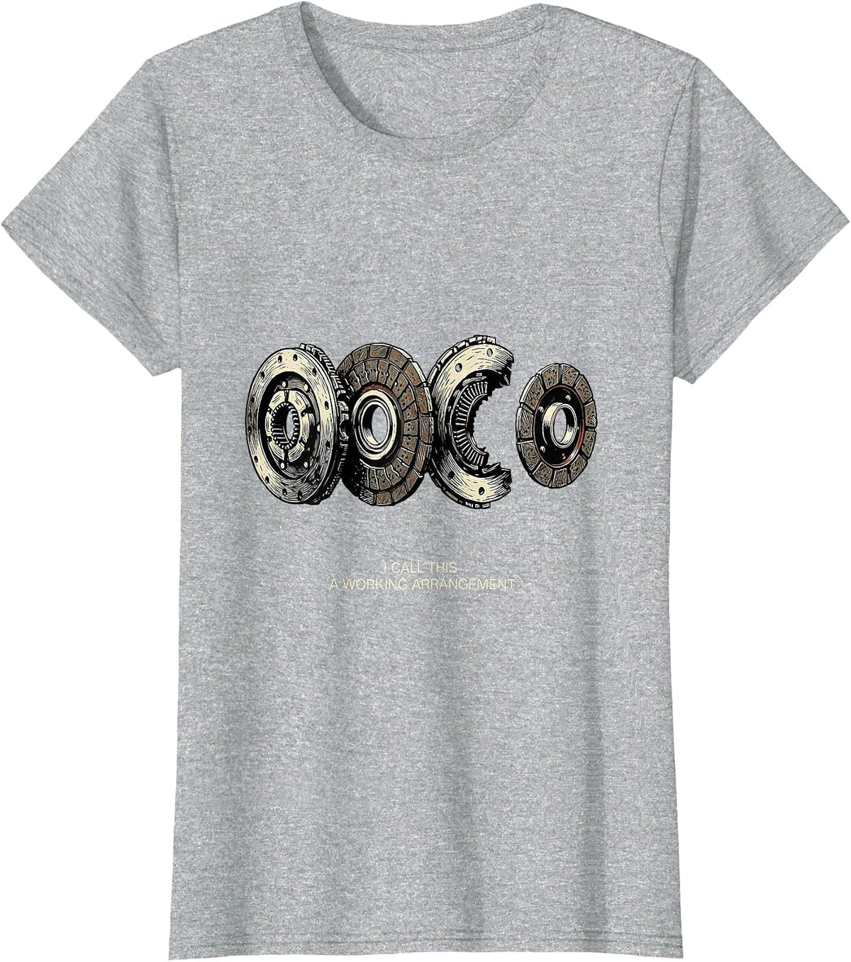 I Call This A Working Arrangement Funny Car Guy Mechanic T-Shirt - Heather Grey