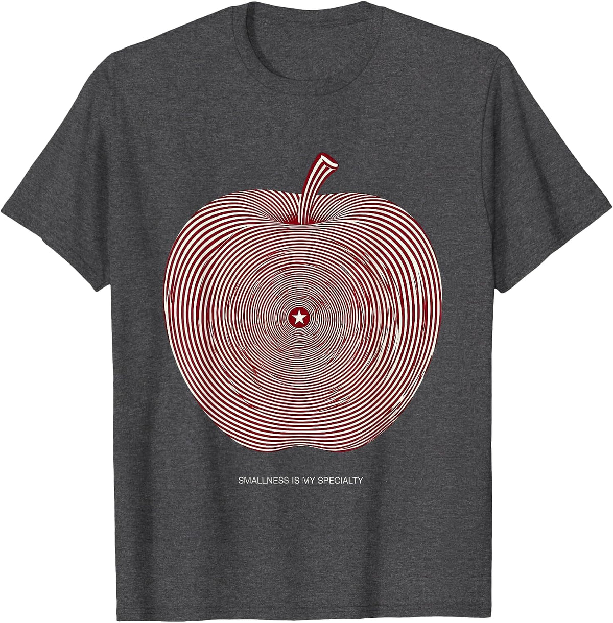Men's Smallness Is My Specialty Preschool Teacher Design T-Shirt - Dark Heather Grey