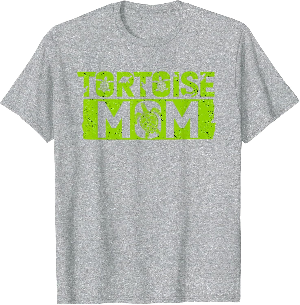 Tortoise Mom Reptiles TortoiseLover T-Shirt - Heather Grey