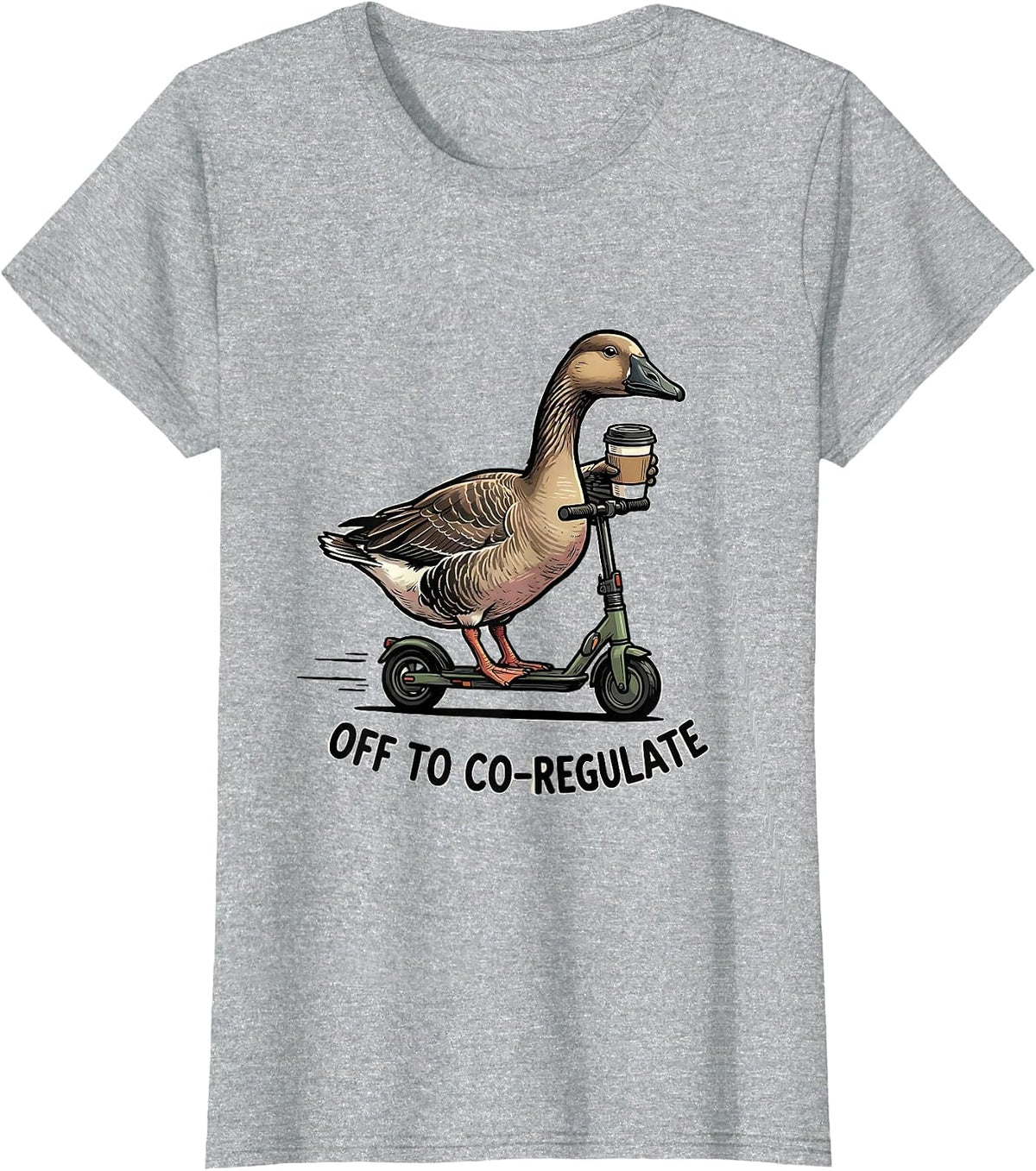 Off to Co-Regulate Funny Mental Health Counselor ABA Therapy T-Shirt - Heather Grey