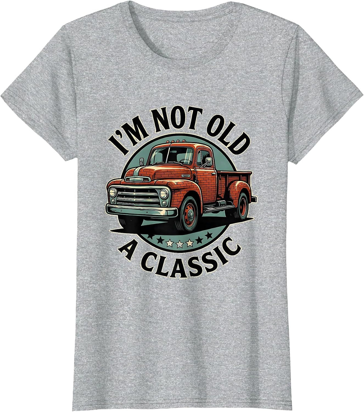 I'm Not Old A Classic Vintage Tow Truck Car Guy Birthday T-Shirt - Heather Grey