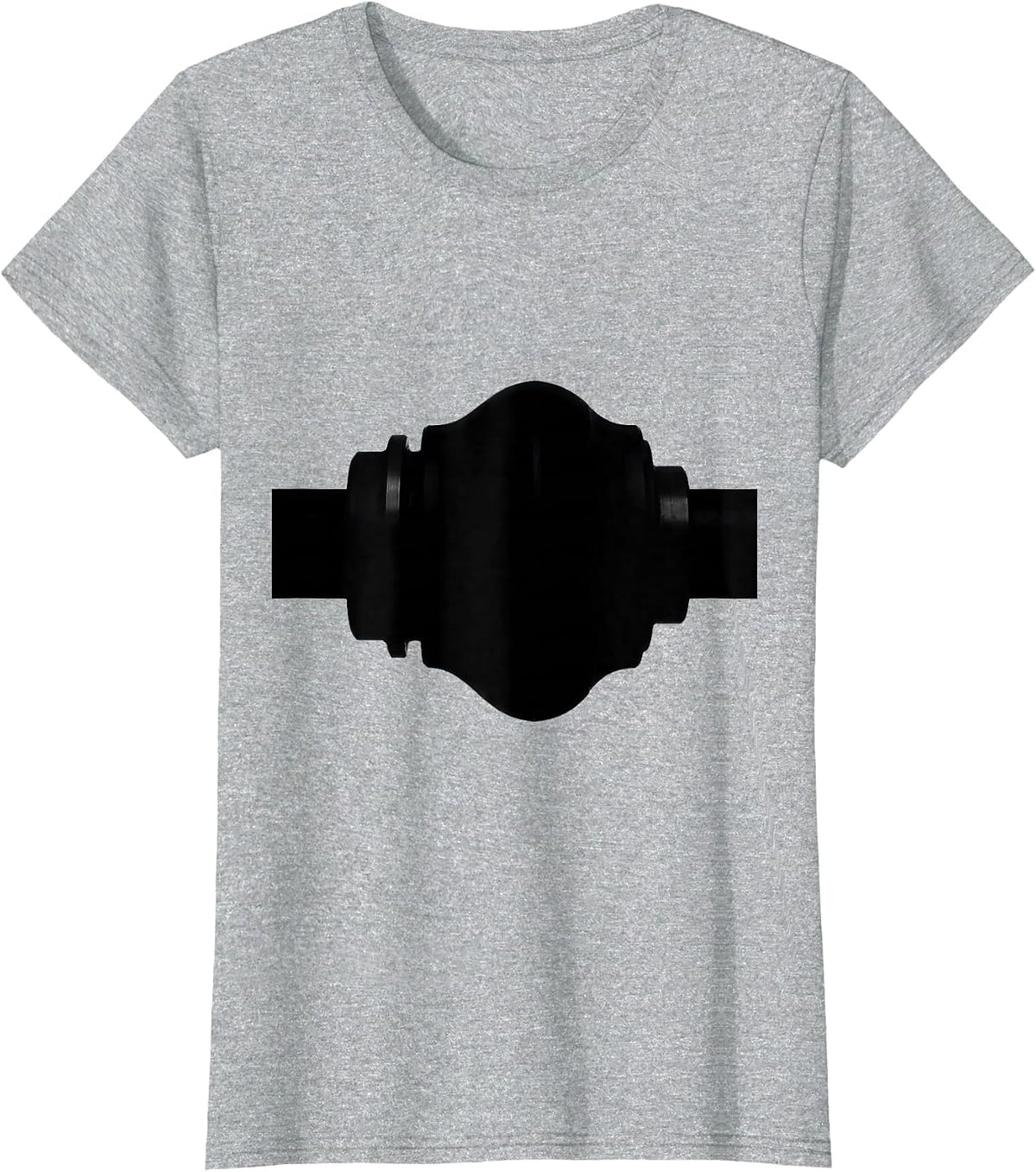 Camshaft Lobe Minimalist Mechanic Car Engine Humor T-Shirt - Heather Grey