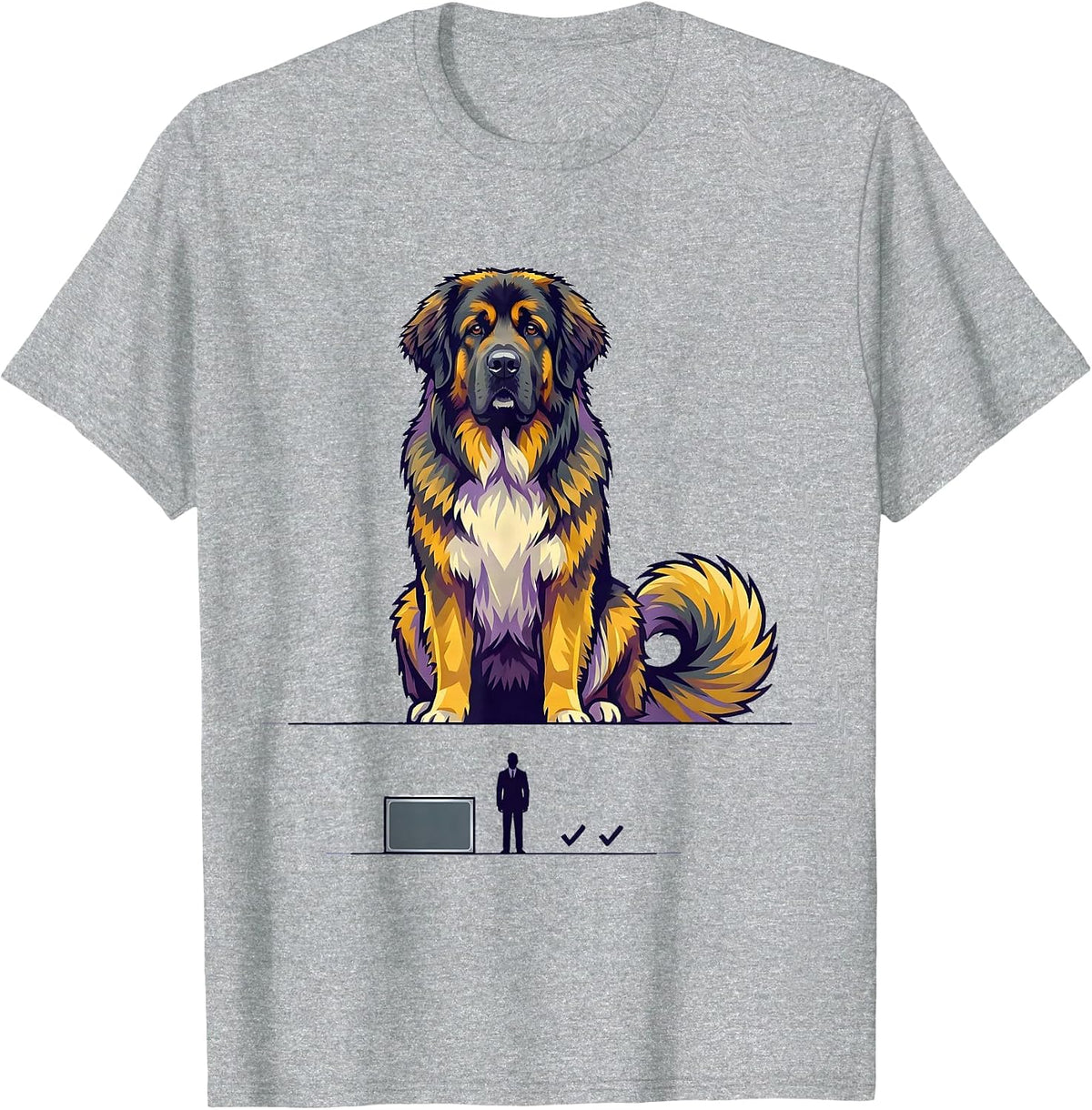Men's Great Pyrenees Dog Owner Breed Pride Pet Humor T-Shirt - Heather Grey