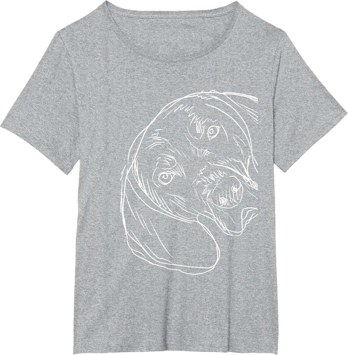 Funy Dog Bluetick Coonhound T-Shirt - Heather Grey