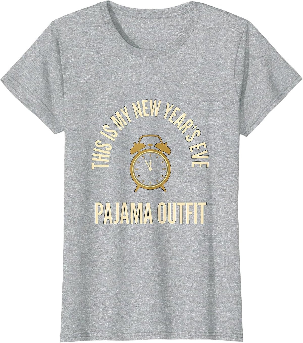 This Is My New Year's Eve Pajama Outfit Family T-Shirt - Heather Grey