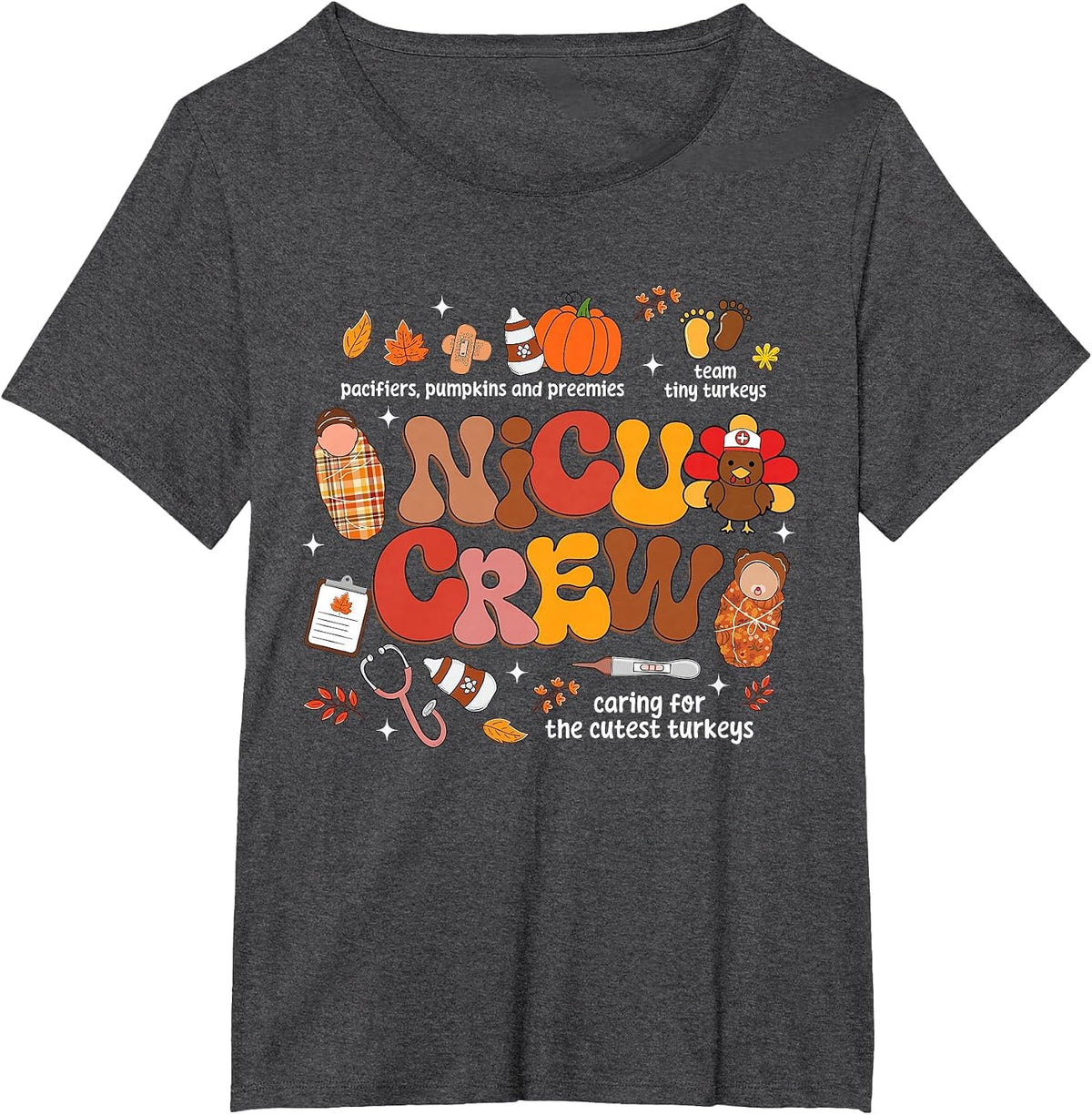Thanksgiving T-Shirt - Dark Heather Grey