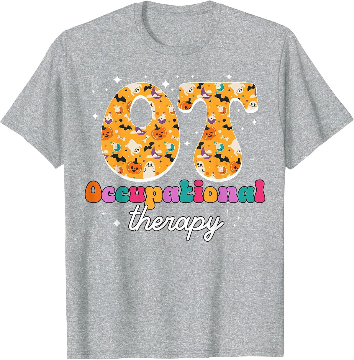 Ot Occupational Therapy Therapist Halloween OTA Fall Pumpkin T-Shirt - Heather Grey
