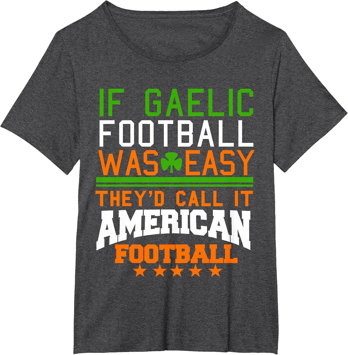 Gaelic Football Player Coach Funny T-Shirt - Dark Heather Grey