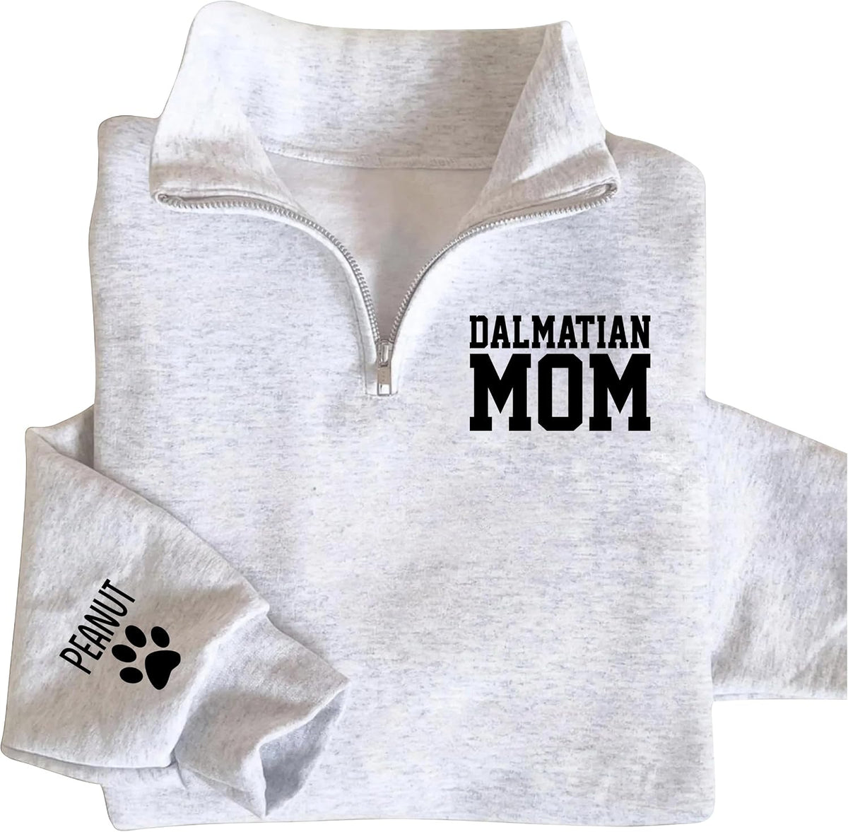 Custom Dog Mom Sweatshirt, Cute & Cozy Gift for Dog Lovers, Perfect for Pet Moms - Dalmatian