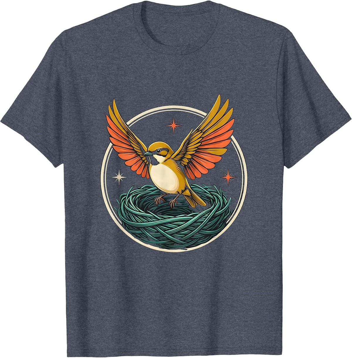 Occupational Therapy Bird Learning To Fly OT Gift T-Shirt - Heather Blue