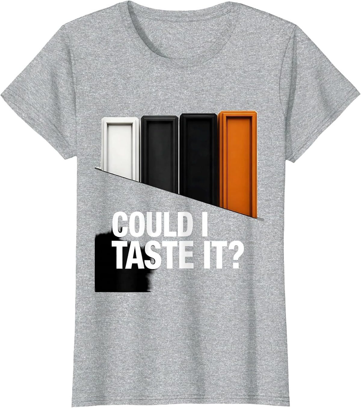 Could I Taste It Brutalist Periodic Table Science Teacher T-Shirt - Heather Grey