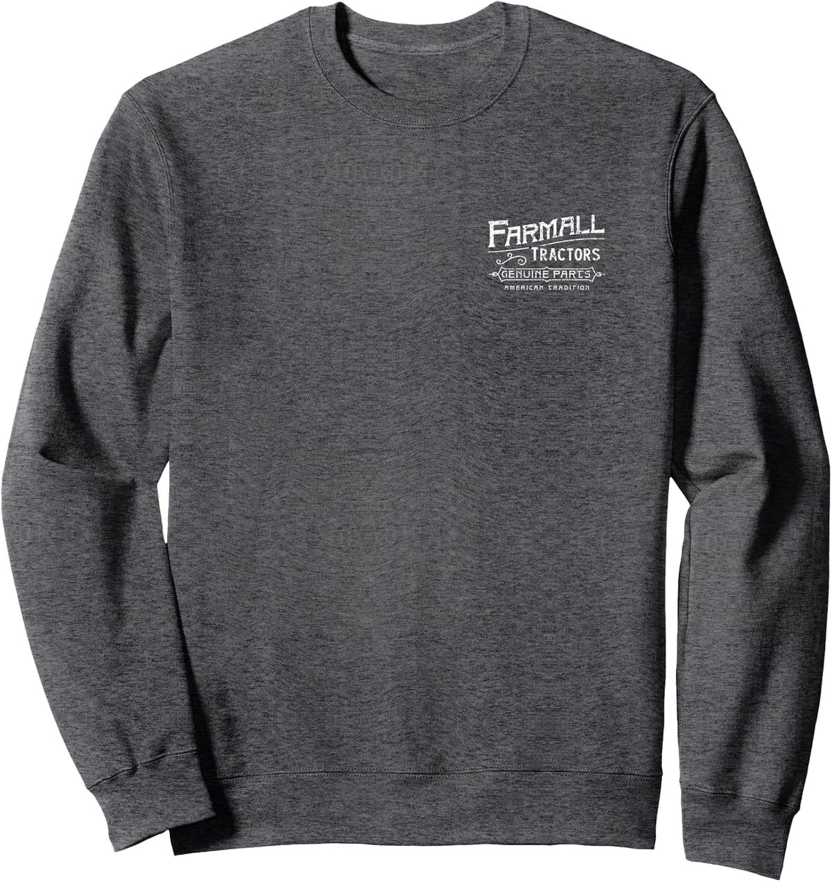 Vintage Farmall Tractors Sweatshirt - Adult Unisex Dark Heather Grey