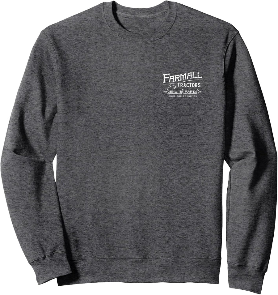 Vintage Farmall Tractors Sweatshirt - Adult Unisex Dark Heather Grey