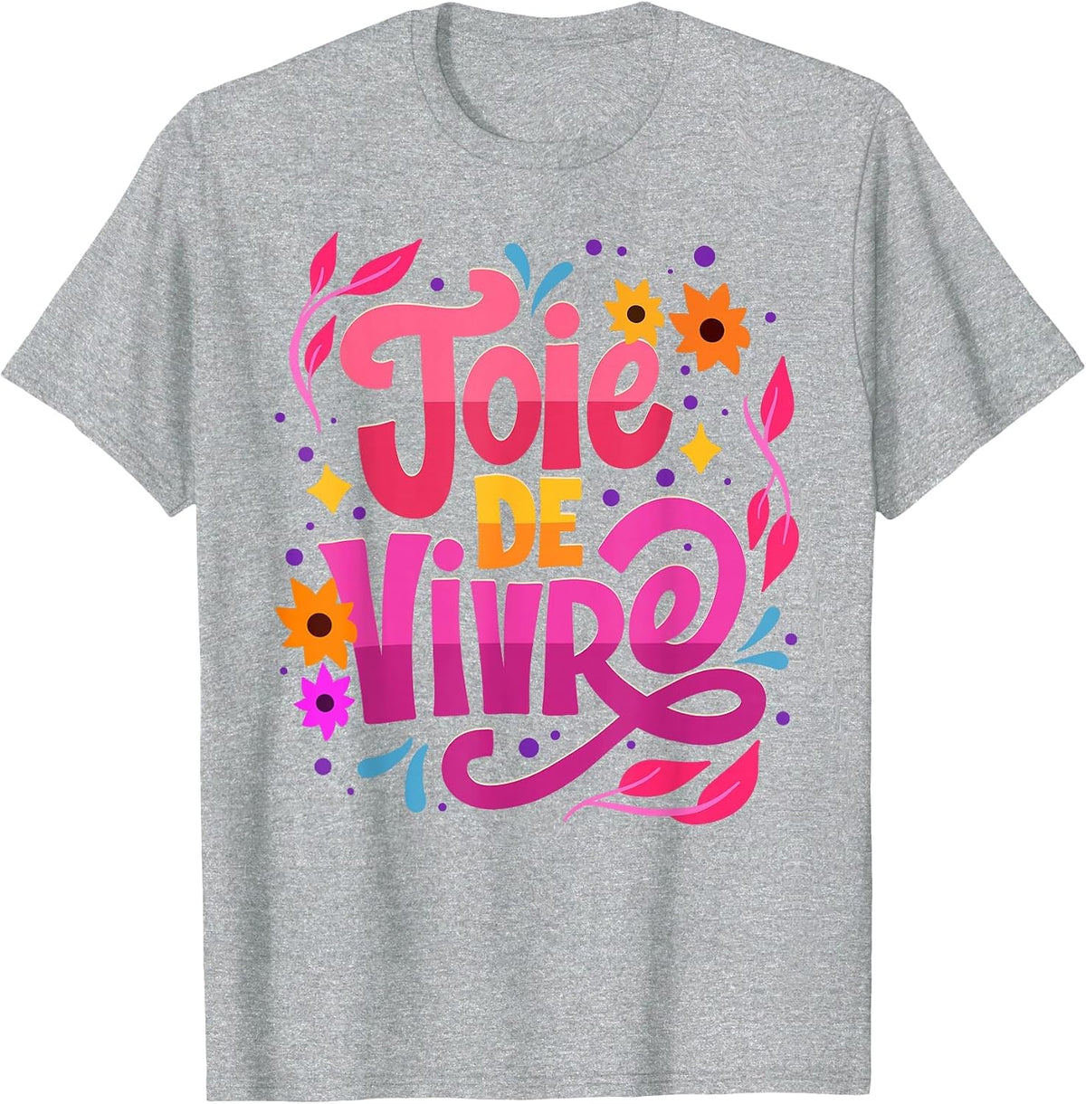 Joie De Vivre - Mardi Gras T-Shirt - Heather Grey