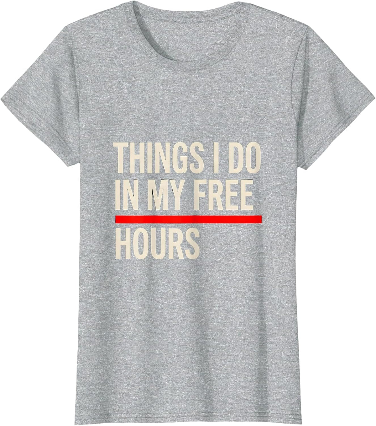 Things I Do In My Free Hours Funny Car Guy Car Enthusiast T-Shirt - Heather Grey