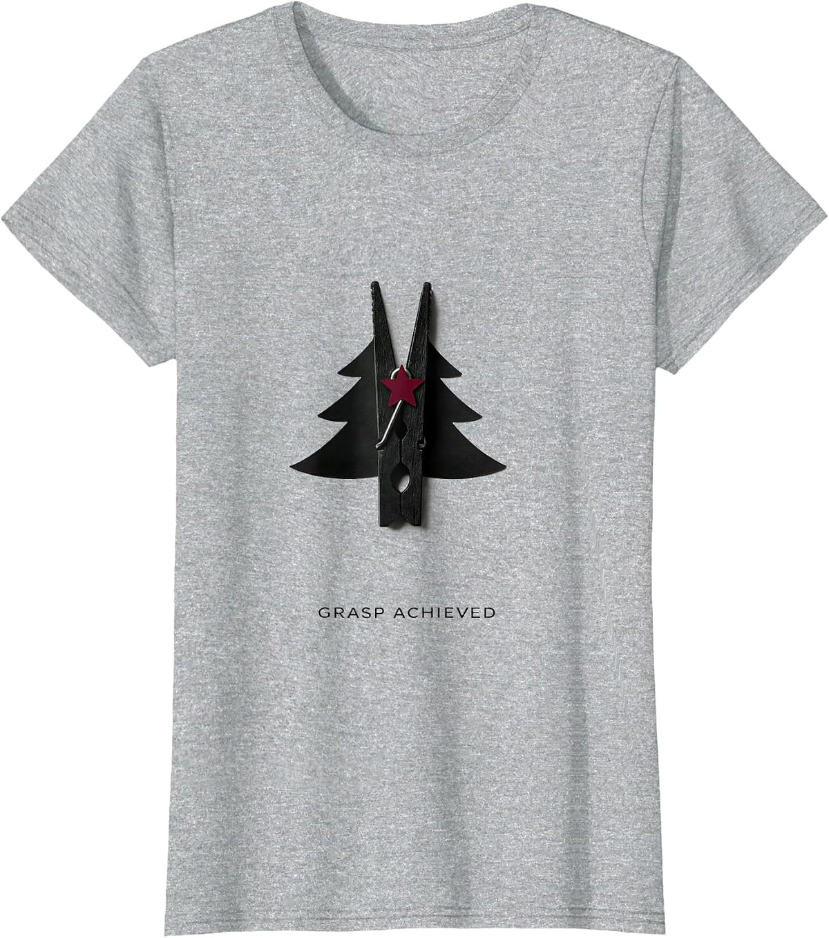 Grasp Achieved Polish Poster Conceptual Occupational Therapy T-Shirt - Heather Grey