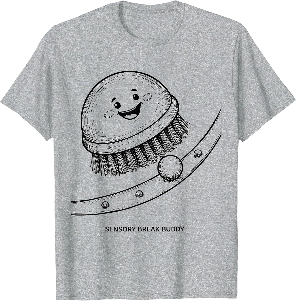 Men's Sensory Break Buddy Playful Occupational Therapy OT Student T-Shirt - Heather Grey
