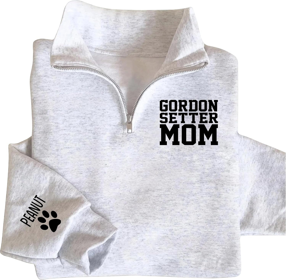 Custom Dog Mom Sweatshirt, Cute & Cozy Gift for Dog Lovers, Perfect for Pet Moms - Gordon Setter