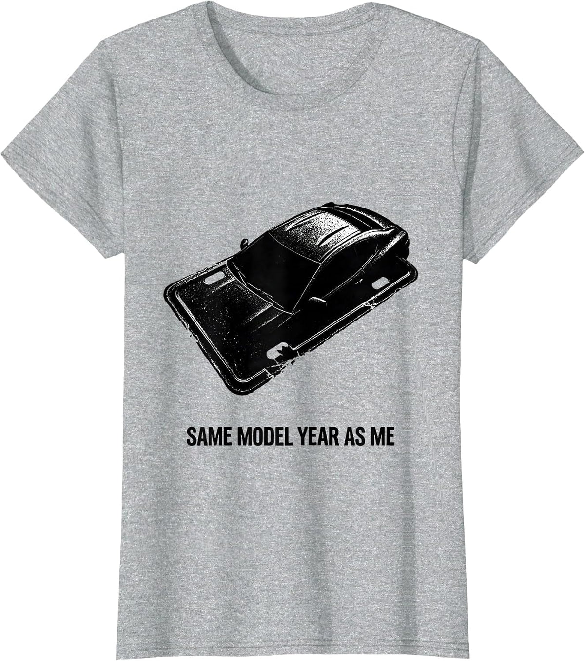 Same Model Year As Me Vintage Muscle Car Enthusiast Classic T-Shirt - Heather Grey