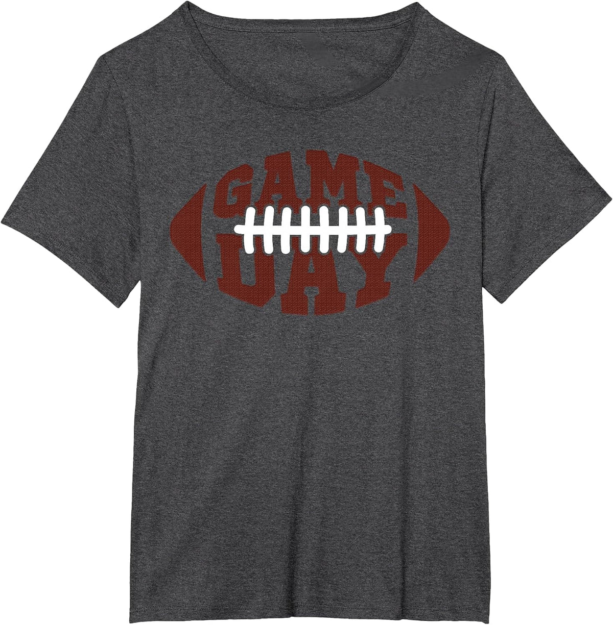 Game Day American Football Sport Lover Game Day Vibes T-Shirt - Dark Heather Grey