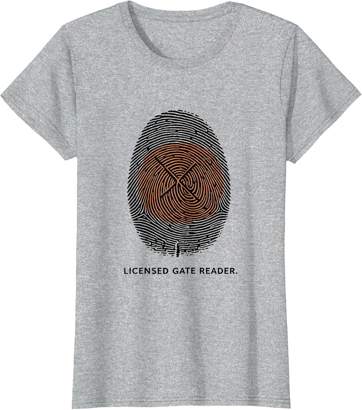 Licensed Gate Reader Manual Transmission Car Guy Mechanic T-Shirt - Heather Grey