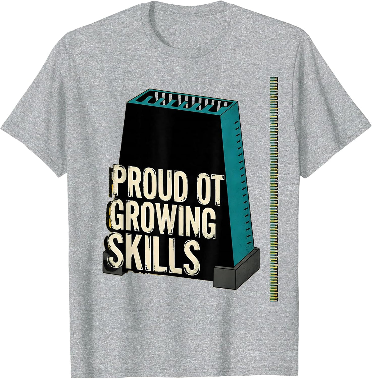 Men's Proud OT Growing Skills Midcentury Modern Occupational T-Shirt - Heather Grey