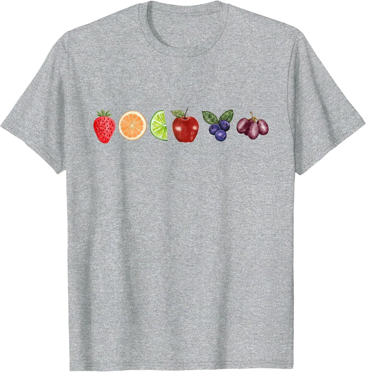 Fruity, Lesbian Subtle Pride, Subtle Bisexual Pride T-Shirt - Heather Grey