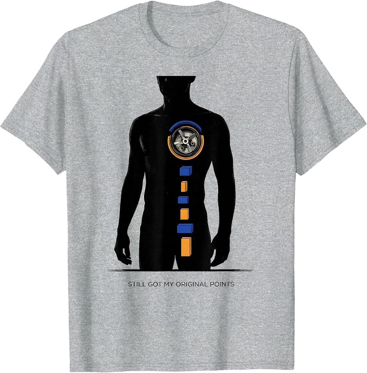 Men's Still Got My Original Points Classic Muscle Car Enthusiast T-Shirt - Heather Grey