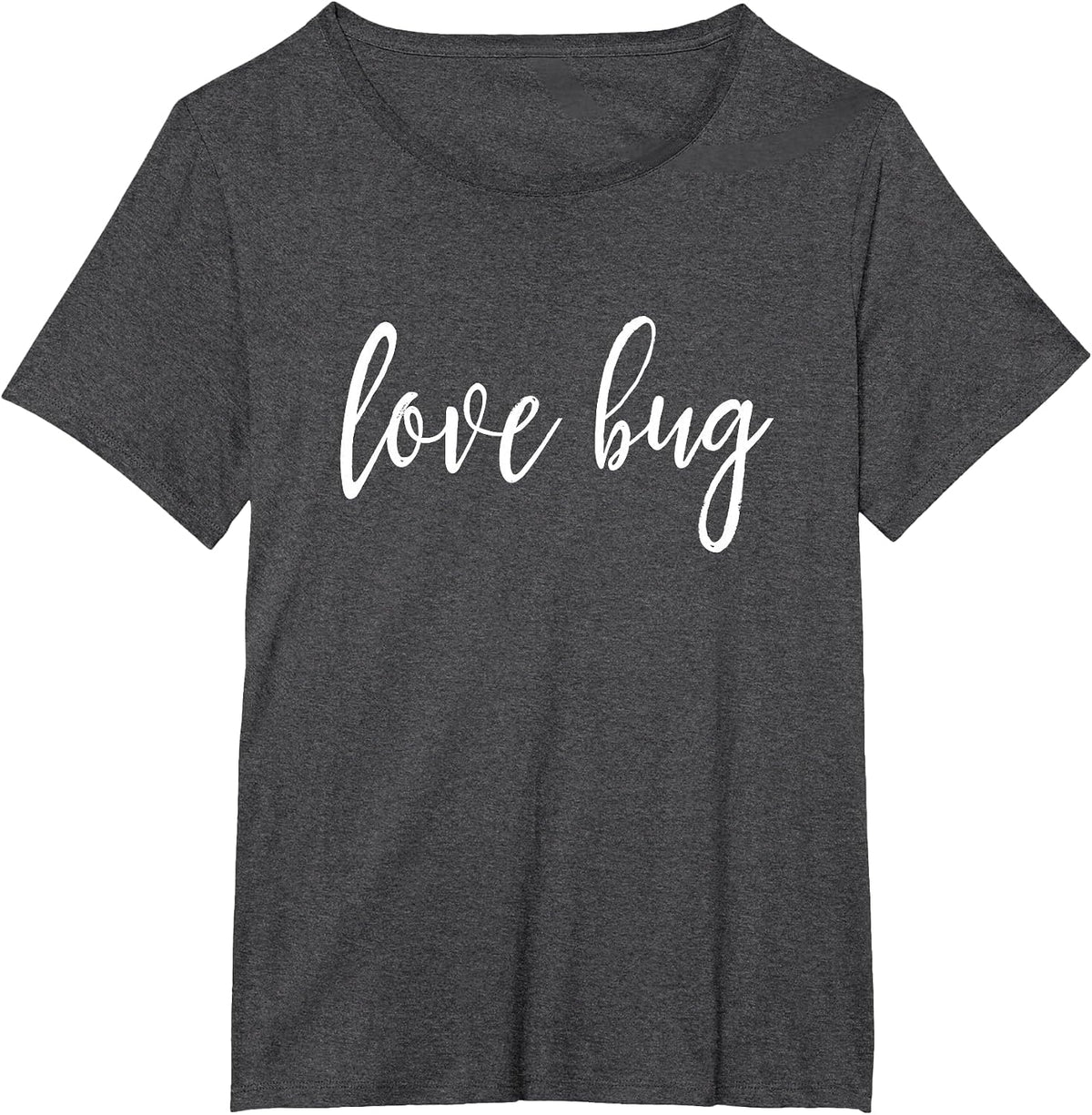 Love Bug for Valentine's Day T-Shirt - Dark Heather Grey