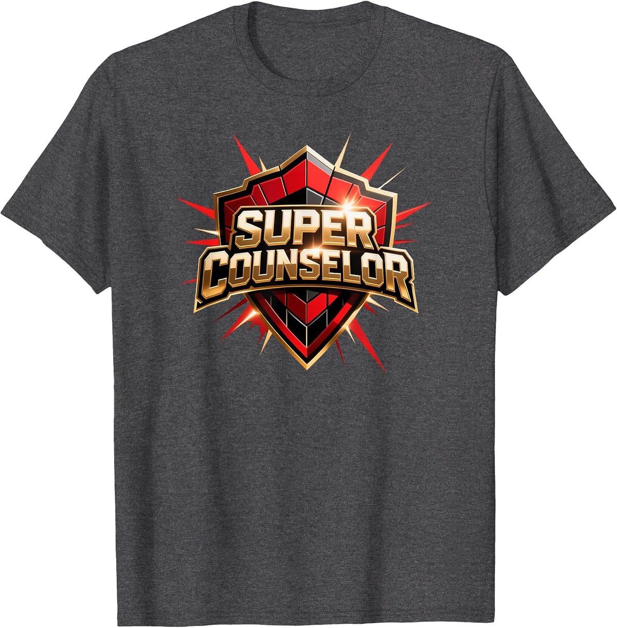 Super Counselor T-Shirt - Dark Heather Grey