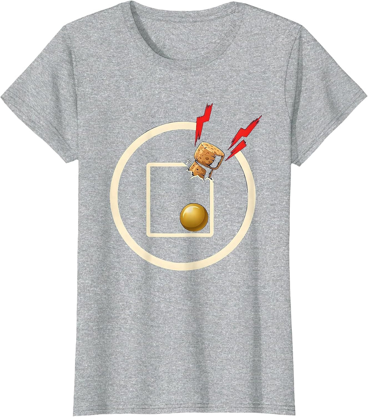 Periodic Table Element Seal Science Nerd Humor T-Shirt - Heather Grey