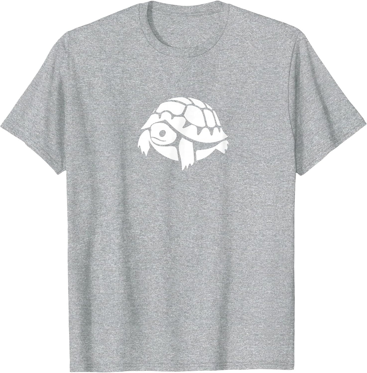 Cute Russian Tortoise, Stylized Design for Tortoise Lovers T-Shirt - Heather Grey