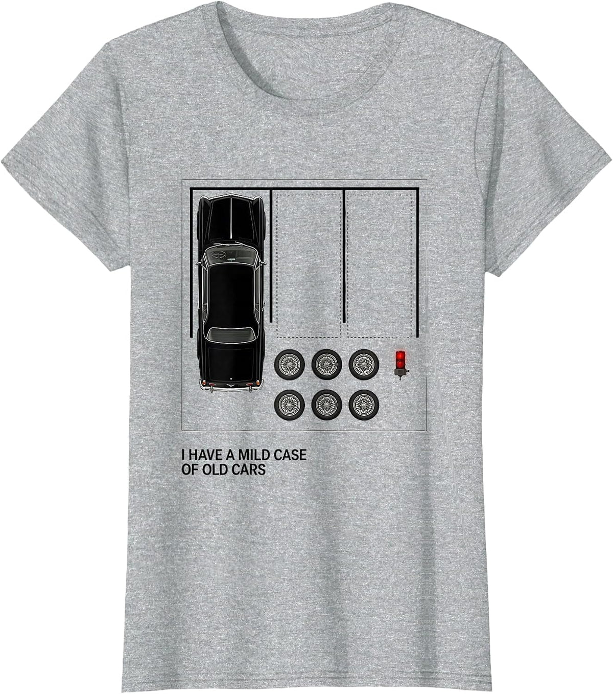 I Have A Mild Case Of Old Cars Funny Car Guy Classic T-Shirt - Heather Grey
