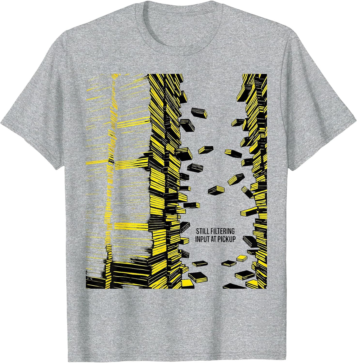 Men's Still Filtering Input At Pickup Occupational Therapy Sensory T-Shirt - Heather Grey
