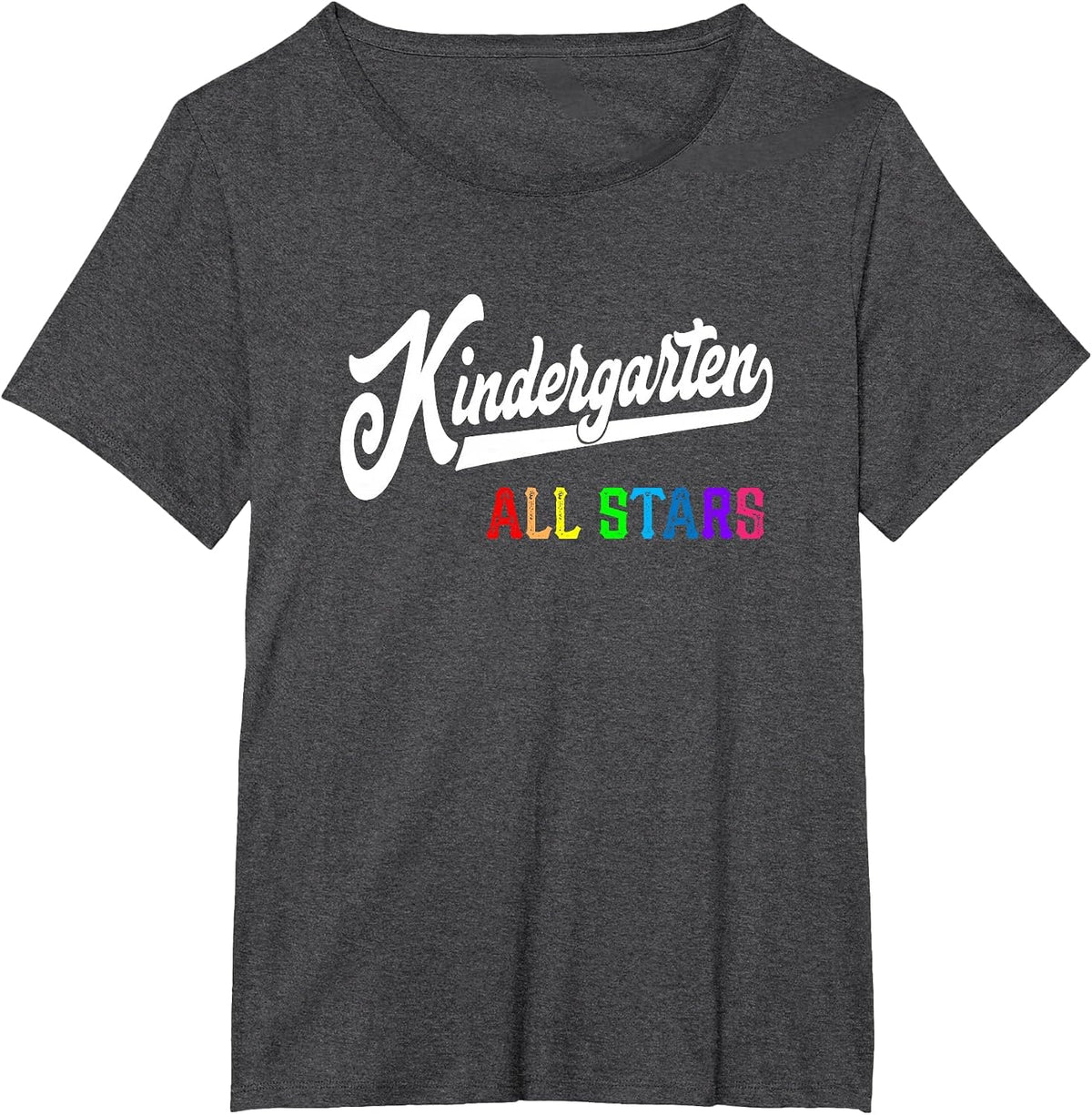 Kindergarten All Stars Teacher Team T-Shirt - Dark Heather Grey
