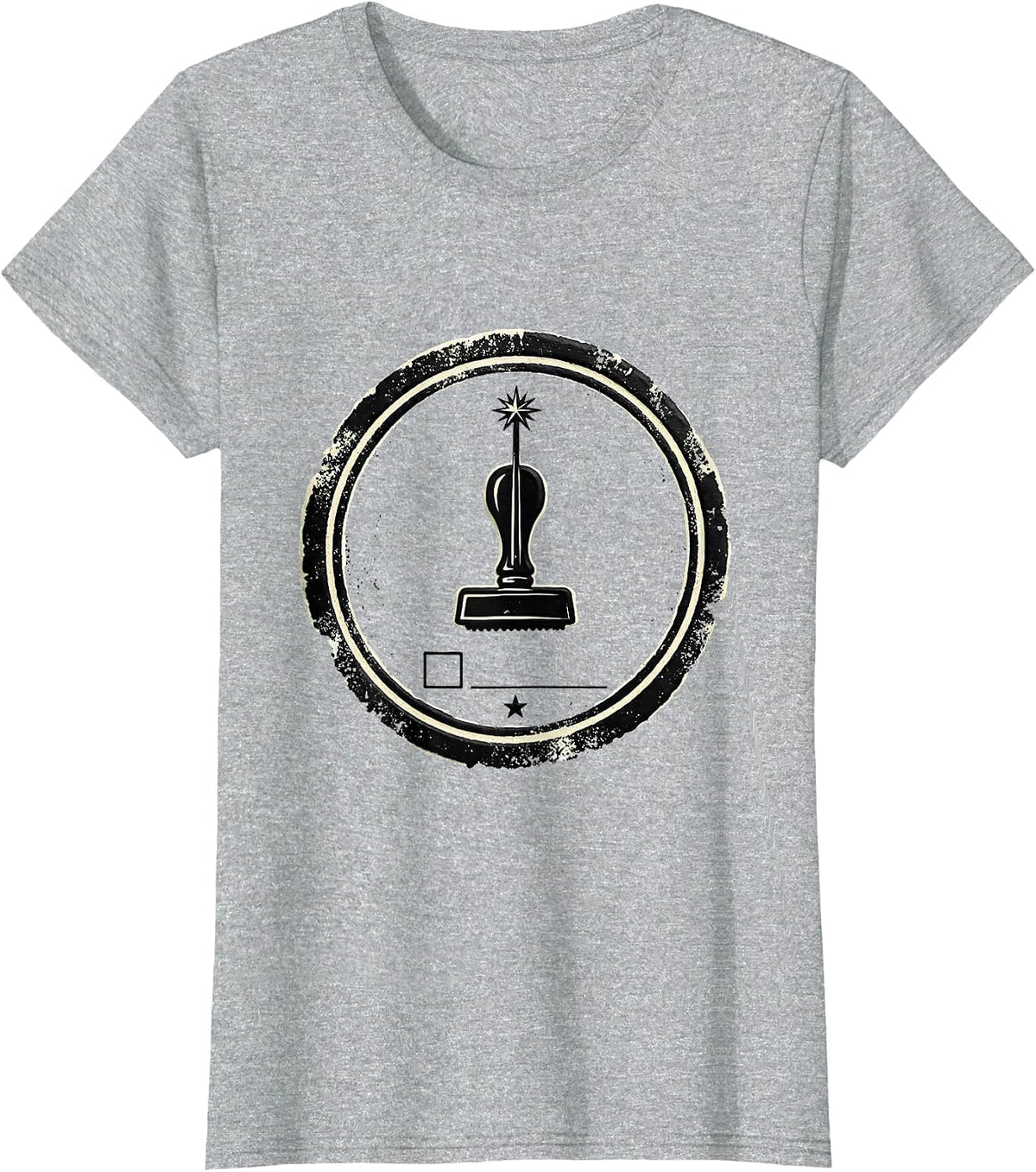 Women's Ringed Seal Fairy Godmother Whimsical Baby Gift T-Shirt - Heather Grey