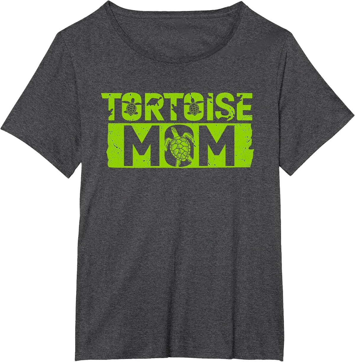 Tortoise Mom Reptiles TortoiseLover T-Shirt - Dark Heather Grey