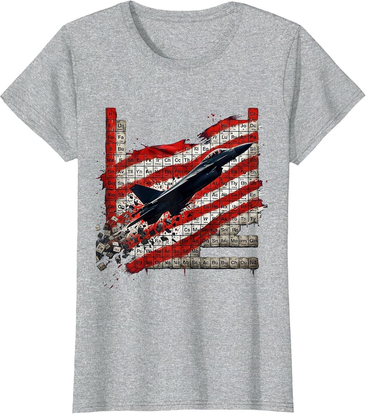 Women's Can I Lick It Periodic Table Science Design T-Shirt - Heather Grey