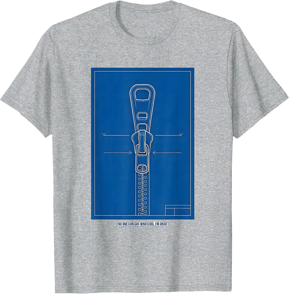 Men's No One Can Say What I Do, I'm An OT Occupational Therapy T-Shirt - Heather Grey